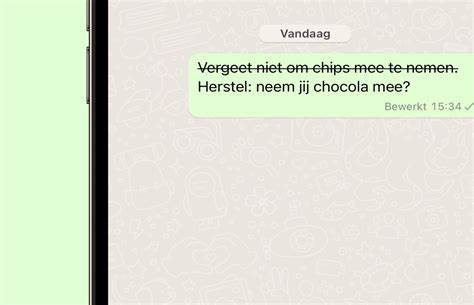 WhatsApp doorstrepen: zo haal je tekst door in。